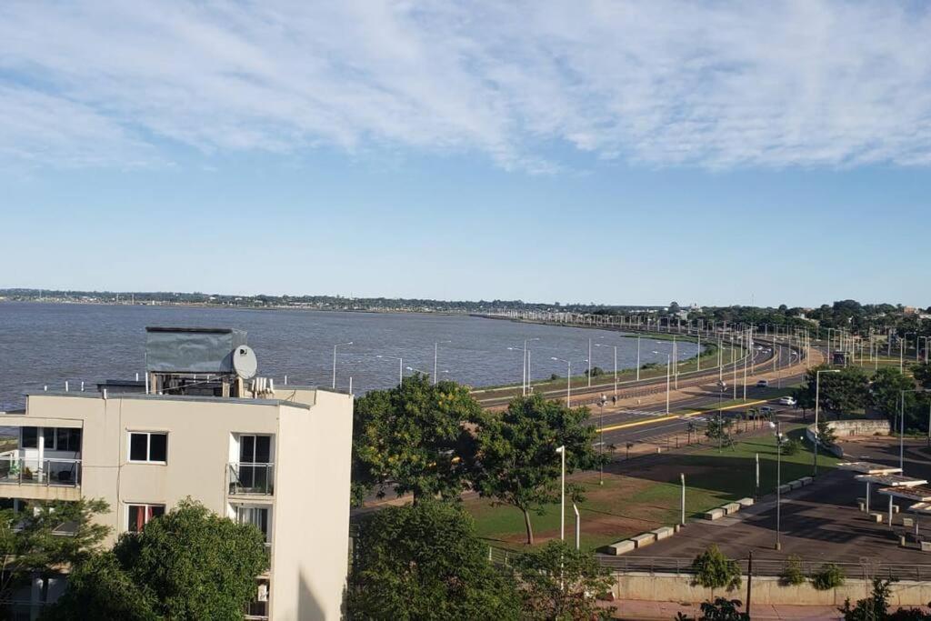 شقة بوساداس  في Hermoso Departamento Con Vista Al Rio Y Parrilla المظهر الخارجي الصورة